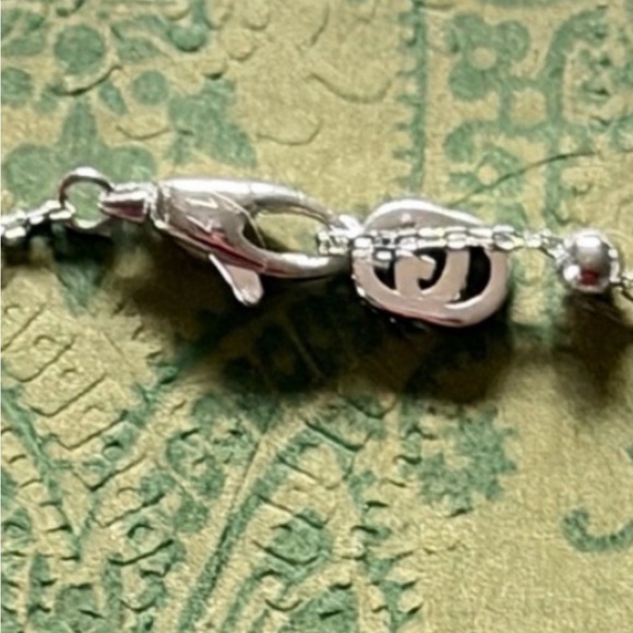 Gucci Flora Diamond Charm Bracelet Sterling Silver - Picture 6 of 12